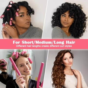 AIDUCHO Heatless Hair Curlers 42PCS Flexible & Soft