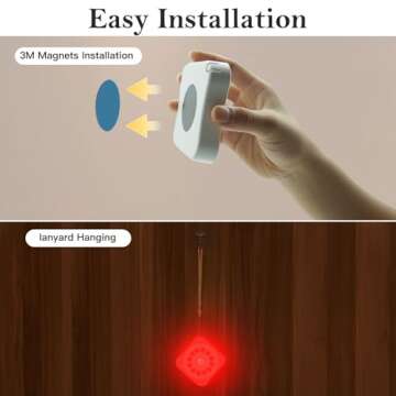 Rechargeable Bestendony Red Motion Sensor Night Light