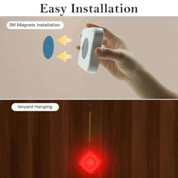 Rechargeable Bestendony Red Motion Sensor Night Light