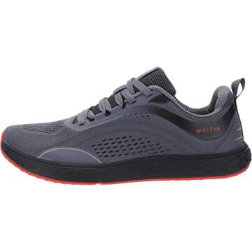 WHITIN Mens Zero Drop Wide Toe Box Road Running Shoes Size 11 Tennis Athletic Gym Sports Walking Hik...