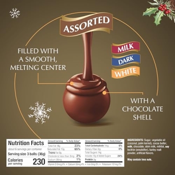 Lindt LINDOR Truffles Gift Box - 7.6 oz Assorted