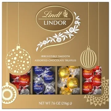 Lindt LINDOR Truffles Gift Box - 7.6 oz Assorted
