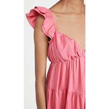 English Factory Women's Ruffle Sleeve Maxi Dress in Pink