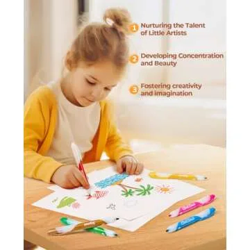 JoyCat Click Washable Markers - Vibrant Colors for Kids