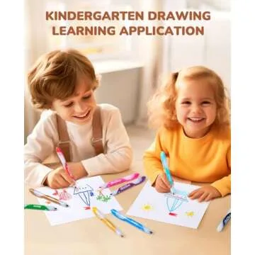 JoyCat Click Washable Markers - Vibrant Colors for Kids