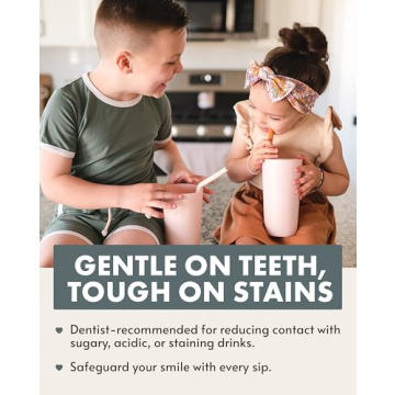 Nightingale Reusable Silicone Straws Safe Bendable Kids