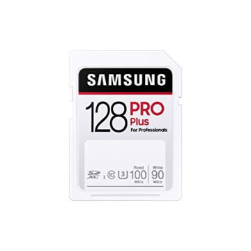 Samsung PRO Plus 128GB Full Size SD Memory Card - Perfect for 4K UHD Video and Photography