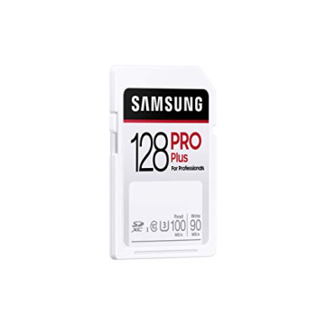 Samsung PRO Plus 128GB SD Card for 4K Video & Photos