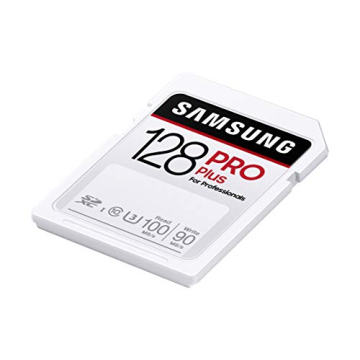 Samsung PRO Plus 128GB SD Card for 4K Video & Photos