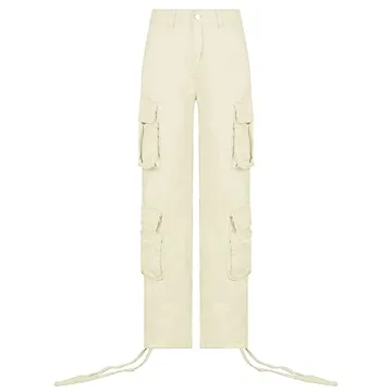 Stylish Women's Y2K Baggy Straight Leg Cargo Pants