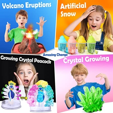 UNGLINGA 60+ Science Experiments Kit for Kids