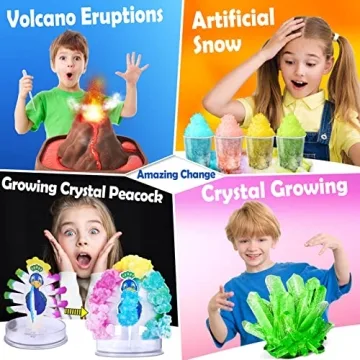 UNGLINGA 60+ Science Experiments Kit for Kids