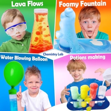 UNGLINGA 60+ Science Experiments Kit for Kids