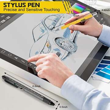 Father's Day Gifts from Daughter Son Wife, 9 in 1 Multitool Pen, Gifts for Men Who Have Everything, Unique Gifts for Dad from Daughter Son, Dad Gifts for Him, Husband, Grandpa, Boyfriend - Y&B