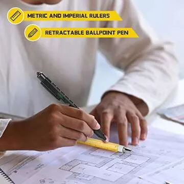 Father's Day Gifts from Daughter Son Wife, 9 in 1 Multitool Pen, Gifts for Men Who Have Everything, Unique Gifts for Dad from Daughter Son, Dad Gifts for Him, Husband, Grandpa, Boyfriend - Y&B