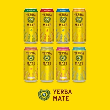 Guayakí Yerba Mate, Energy Drink Alternative, Organic Awakening Orange Flavor, 15.5 Oz (Pack of 12), 150mg Natural Caffeine, Smooth Energy & Focus