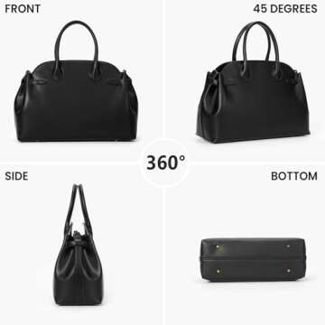 HICARRY Soft Luxury Handbag for Daily Use and Style