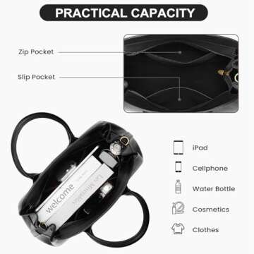 HICARRY Soft Luxury Handbag for Daily Use and Style