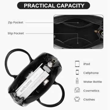 HICARRY Soft Luxury Handbag for Daily Use and Style