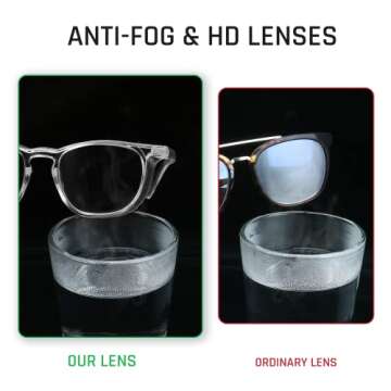 Stylish Anti-Fog Safety Glasses for All Occasions