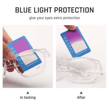 Stylish Anti-Fog Safety Glasses for All Occasions