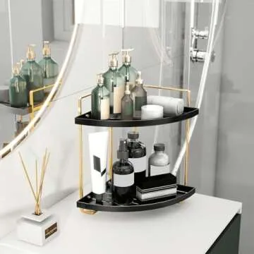 Stylish 2 Tier Bathroom Organizer for Efficient Storage