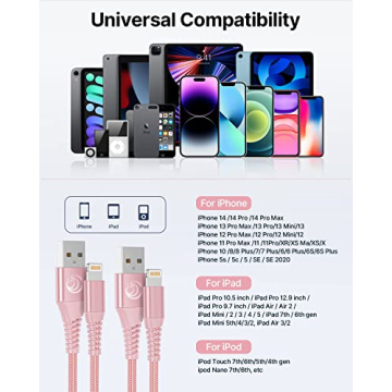 Aioneus 6ft iPhone Charger Cable for Fast Charging