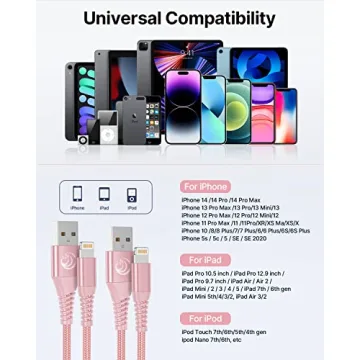 Aioneus 6ft iPhone Charger Cable for Fast Charging