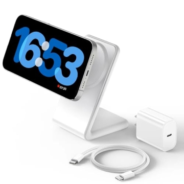 Fast Wireless Mag-Safe Charger Stand for iPhone 16 with 20W Adapter - Ultimate Charging Solution