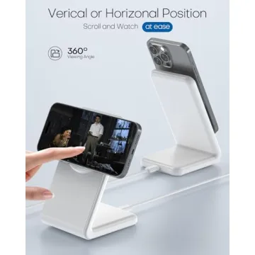 Fast Wireless Mag-Safe Charger Stand iPhone 16 20W Adapter