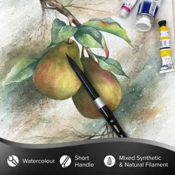 Silver Brush Limited Black Velvet Round Paintbrush, Size 16