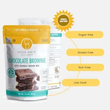 Good Dee's Chocolate Brownie Mix | Keto Baking Mix | Sugar-Free, Gluten-Free, Grain-Free, Nut-Free, ...