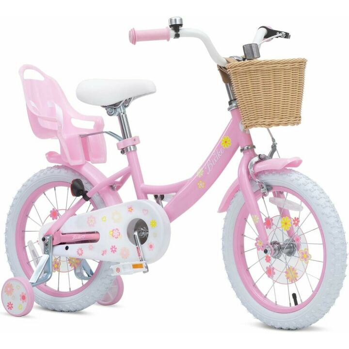 Girls Bike with Basket for Kids 3-14 Years