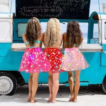 Glow Jewemia LED Tutu Skirts for Parties and Events