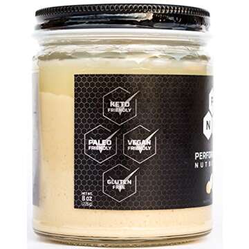Performance Nut Butter Macadamia, Coconut & Cashew Keto Nut Butter - Ketogenic, Paleo & Vegan Friend...