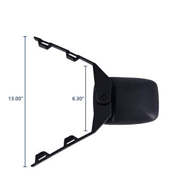 Clip On Towing Mirrors Extensions Adjustable Camper Mirrors 360 Degree Rotation Not Universal to All...