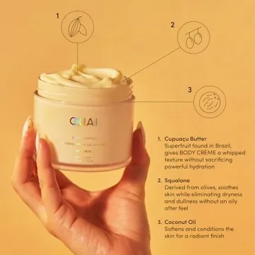 OUAI Hydrating Body Cream with Cupuaçu Butter Coconut Oil