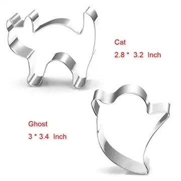 Stainless Steel Halloween Cookie Cutters Set for Fun Baking