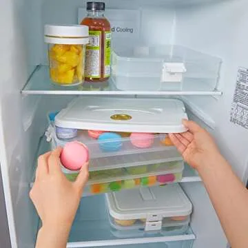 Nuanchu 4 Layer Dumpling Storage Box for Food Lovers