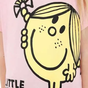 Mr. Men Little Miss Sunshine T-Shirt for Girls | Pink