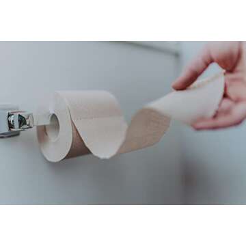 Silk'n Soft Unbleached Bamboo Toilet Paper - Tree-Free Environment Safe Biodegradable Septic-Safe Strong Dependable Panda Friendly Absorbent Bathroom Tissue 3-Ply Chlorine Free (12 Rolls)