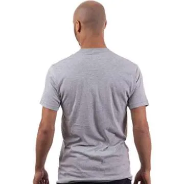 Ann Arbor T-shirt Co. I'll Be in The Garage | Funny Dad Joke Grandpa Woodwork Workshop Handyman Auto Mechanic Manual Men T-Shirt (Adult, L) Grey