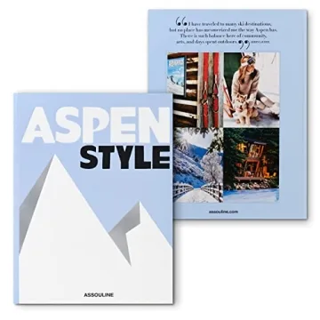 Aspen Style Coffee Table Book for Elegant Home Decor