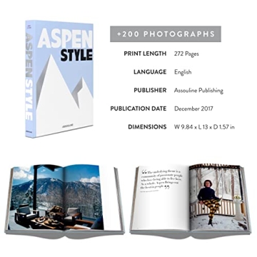 Aspen Style Coffee Table Book for Elegant Home Decor