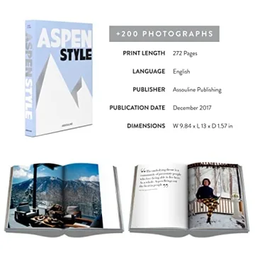 Aspen Style Coffee Table Book for Elegant Home Decor