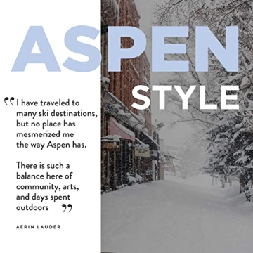 Aspen Style Coffee Table Book for Elegant Home Decor