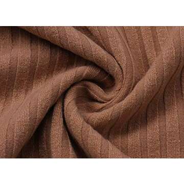 ZERMOM Women's Casual Sexy Bodycon Ribbed Tank Dress Scoop Neck Sleeveless Club Dresses