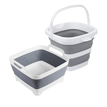MontNorth Collapsible Basin Bucket - 9L Kitchen & 5L Outdoor Set