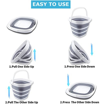 MontNorth Collapsible Basin Bucket Set of 2