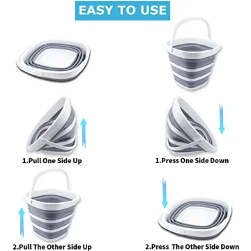 MontNorth Collapsible Basin Bucket Set of 2